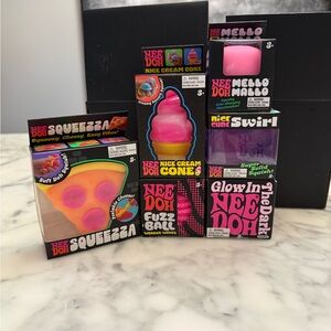 Pink Ice Cream Cone & Assorted - NeeDoh Party Pack